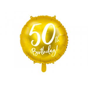 Fóliový balón 50th Birthday 